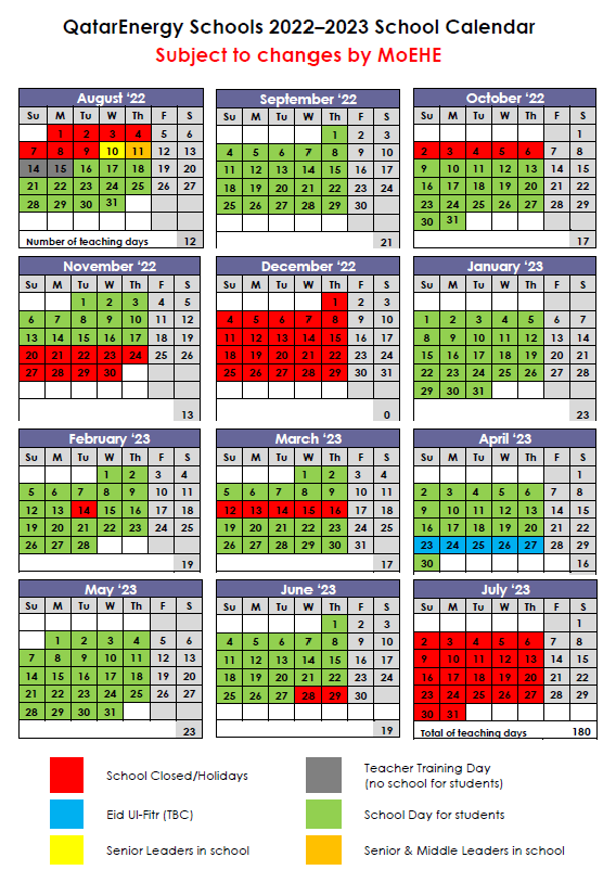 Term Dates